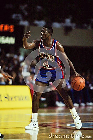 Joe Dumars Detroit Pistons Editorial Stock Photo