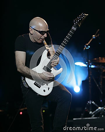 Joe Satriani performs in concert Editorial Stock Photo
