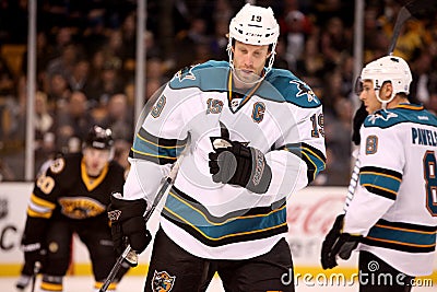 Joe Thornton San Jose Sharks Editorial Stock Photo