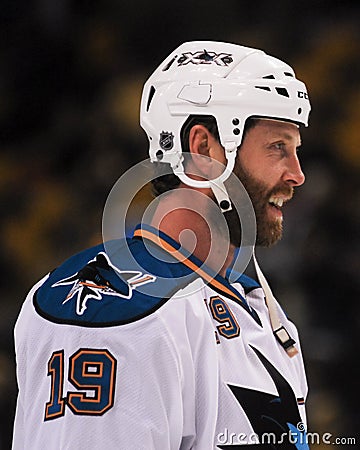 Joe Thornton San Jose Sharks Editorial Stock Photo