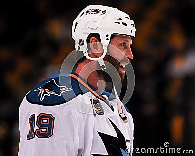 Joe Thornton San Jose Sharks Editorial Stock Photo