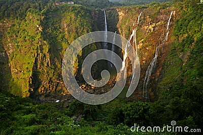 Jog falls, India's tallest water fall Stock Photo