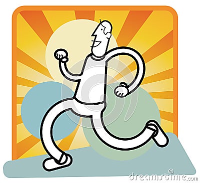 Jogger Stock Photo