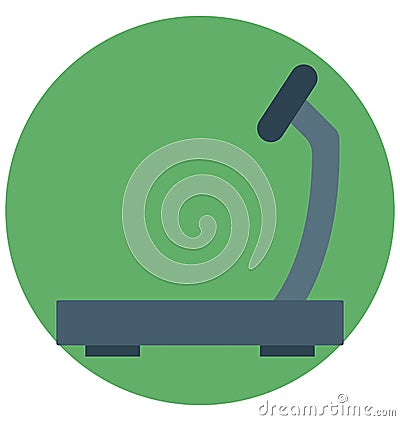 Jogging machine, stationary bicycle, Isolated Vector icon that can be easily modified or edit Vector Illustration