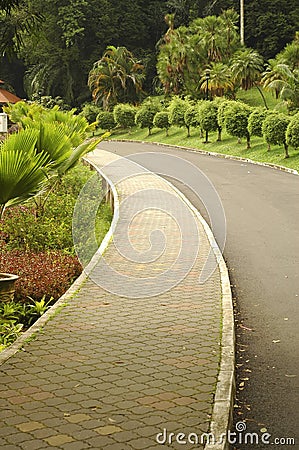 Jogging Path Stock Photo