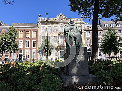 Johan van oldenbarnevelt statue Stock Photo