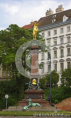 Johann Andreas Von Liebenberg Statue Stock Photo