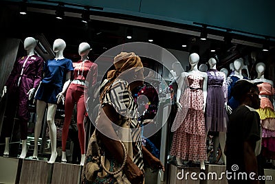 Large grouping of mannequins Editorial Stock Photo