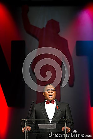 Fikile Mbalula, ANC politician and Member of Parliament Editorial Stock Photo