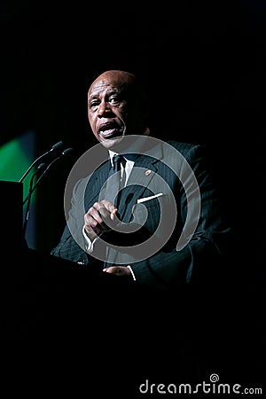 Mosima Gabriel Tokyo Sexwale, businessman, politician, anti-apartheid activist, and former political prisoner Editorial Stock Photo