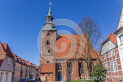 Johannis church in the old center of Verden Stock Photo