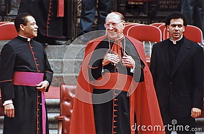 John Cardinal O`Connor in Manhattan Editorial Stock Photo