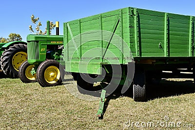 John Deer 80 two cylinder tractor Editorial Stock Photo