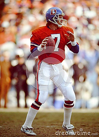 John Elway Denver Broncos Editorial Stock Photo