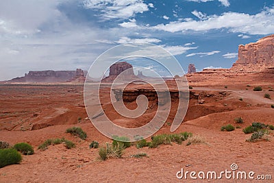 John Ford Point in Monument Valley Stock Photo
