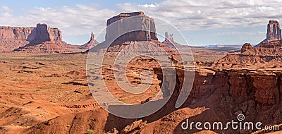 John Ford Point at Monument Valley Navajo Park Stock Photo