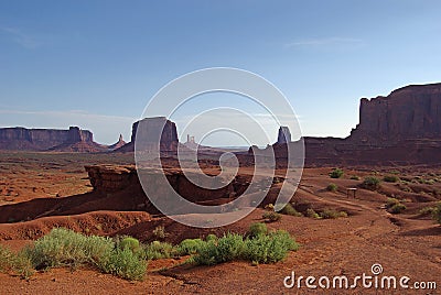 John Ford's Point at Monument Valley Stock Photo