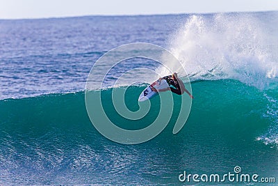 John John Florence Surfing J Bay Editorial Stock Photo