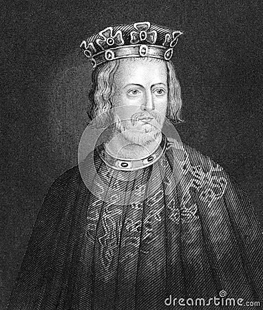 John King of England Editorial Stock Photo