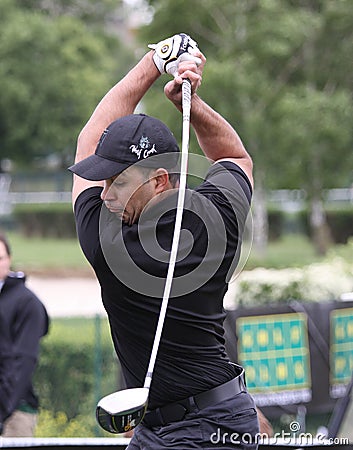 John Mac sloy,European long drive contest Editorial Stock Photo