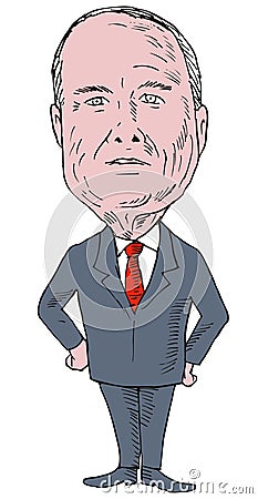 John Mccain Cartoon Illustration