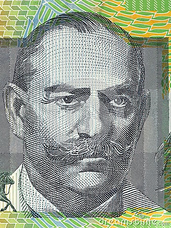 John Monash portrait Stock Photo