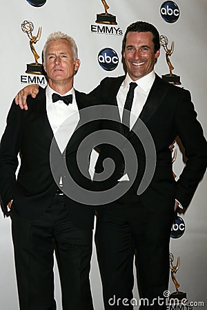 John Slattery,Jon Hamm Editorial Stock Photo