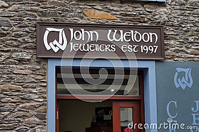 John Weldon Jewellers Editorial Stock Photo