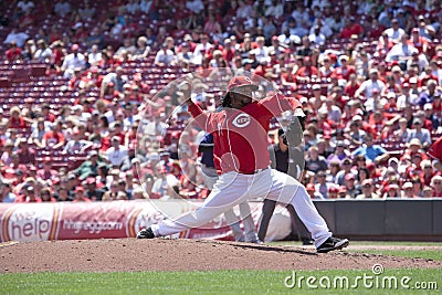 Johnny Cueto Editorial Stock Photo