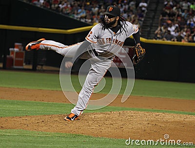 Johnny Cueto Editorial Stock Photo