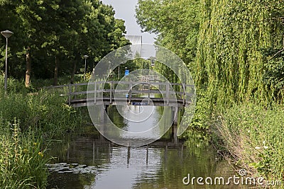 Johnny Repbrug Bridge At Amsterdam The Netherlands Editorial Stock Photo