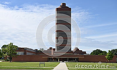 Johnson Wax Headquarters and Research Tower Editorial Stock Photo