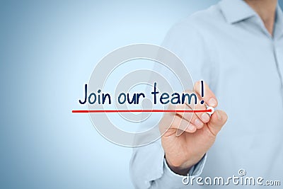Join our team Stock Photo