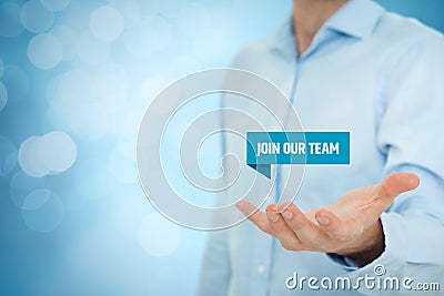 Join our team Stock Photo