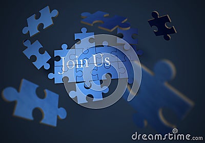 Join us Stock Photo