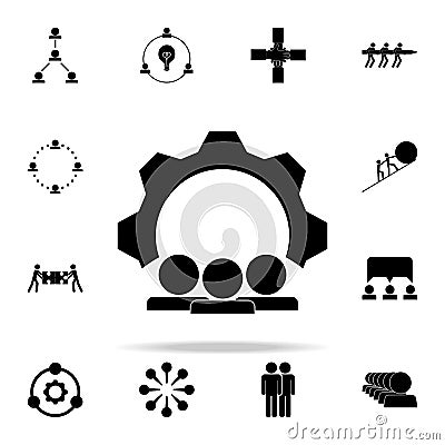 joint idea engine icon. Teamwork icons universal set for web and mobile Stock Photo