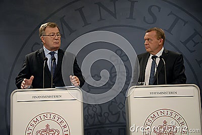 JOINT PRESS CONFERENCE _BEDRE BALANCE Editorial Stock Photo