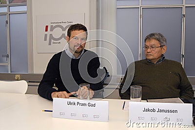 JOINT PRESS CONFERENCE GREENLANDS ELECETIONS Editorial Stock Photo