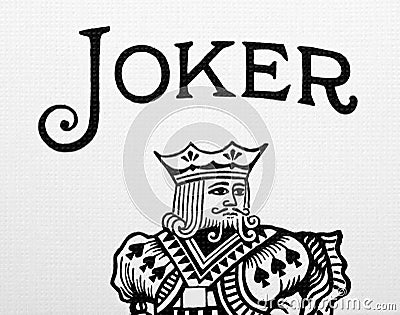 Joker card Stock Photo