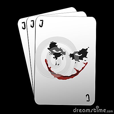 JOKER CARDS Editorial Stock Photo