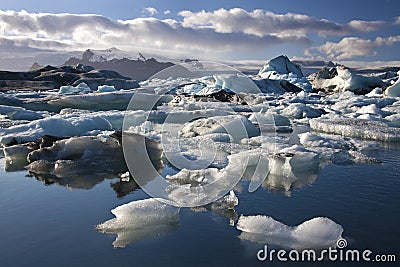 Jokulsarlon in Iceland Stock Photo