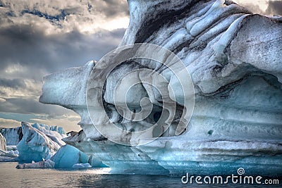 Jokulsarlon Stock Photo