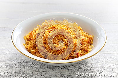 Jollof rice, west african cuisine Stock Photo