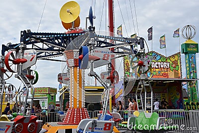 Jolly Roger Amusement Park in Ocean City, Maryland Editorial Stock Photo