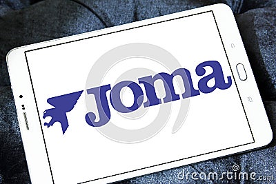 Joma brand logo Editorial Stock Photo