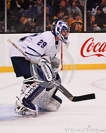 Jonas Gustavsson, goalie Toronto Maple Leafs Editorial Stock Photo