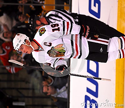 Jonathan Toews Chicago Blackhawks Editorial Stock Photo