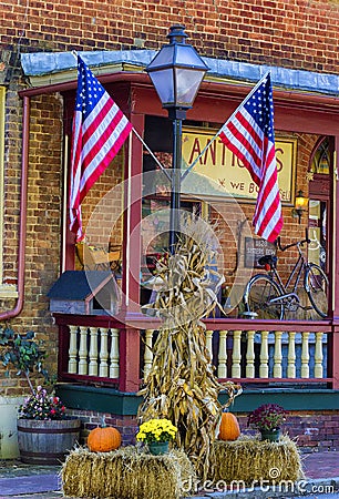 Jonesborough Tennessee Sisters` Row House Editorial Stock Photo