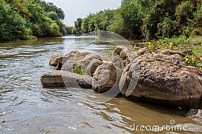 Jordan River Stock Photo