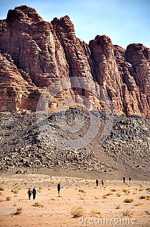 Jordan - Wadi Rum Editorial Stock Photo